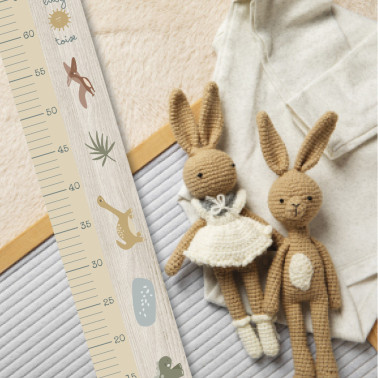 Baby toise en bois Lili-Rose