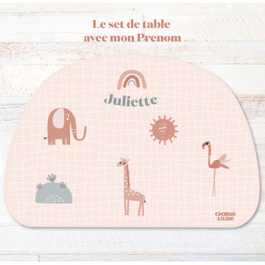 SET DE TABLE SOFIA ANIMAUX