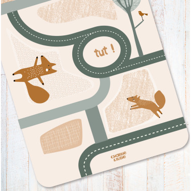 Tapis de jeu "Route" Edgar le renard