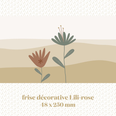 Frise papier peint Lili-Rose