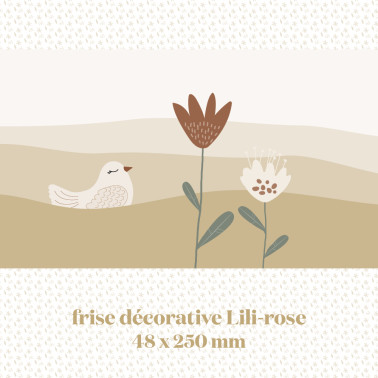 Frise papier peint Lili-Rose